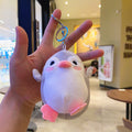 Plush Penguin Keychain Soft Pastel Animal Charm 6