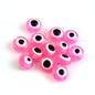 Flat Evil Eye Resin Beads 6-10mm Glossy Colorful 500pcs 10
