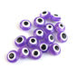 Flat Evil Eye Resin Beads 6-10mm Glossy Colorful 500pcs 13