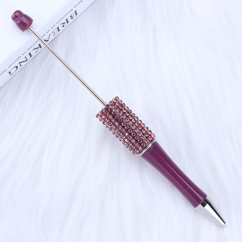 Beadable Pen Rhinestone Studded Metallic Colorful 1.0 mm Tip 25