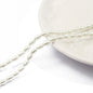 Pearl Oval Glass Beads 4mm 6mm 6mm 8mm Creamy White and Pure White 7