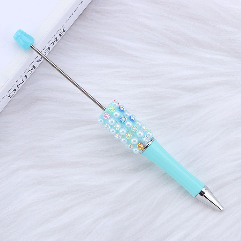 Colorful Pearl Gradient Round Ballpoint Pen Plastic 19
