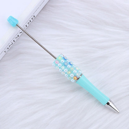 Colorful Pearl Gradient Round Ballpoint Pen Plastic 19