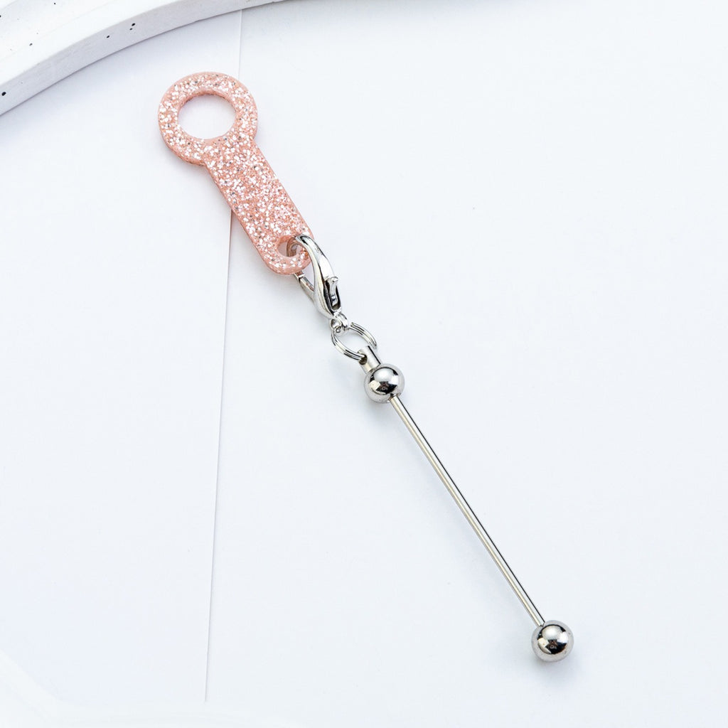 Beadable Cup Charms Glitter Marble Texture