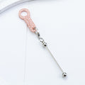 Beadable Cup Charms Glitter Marble Texture
