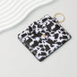 PU Card Holder Keychain Multi Patterned