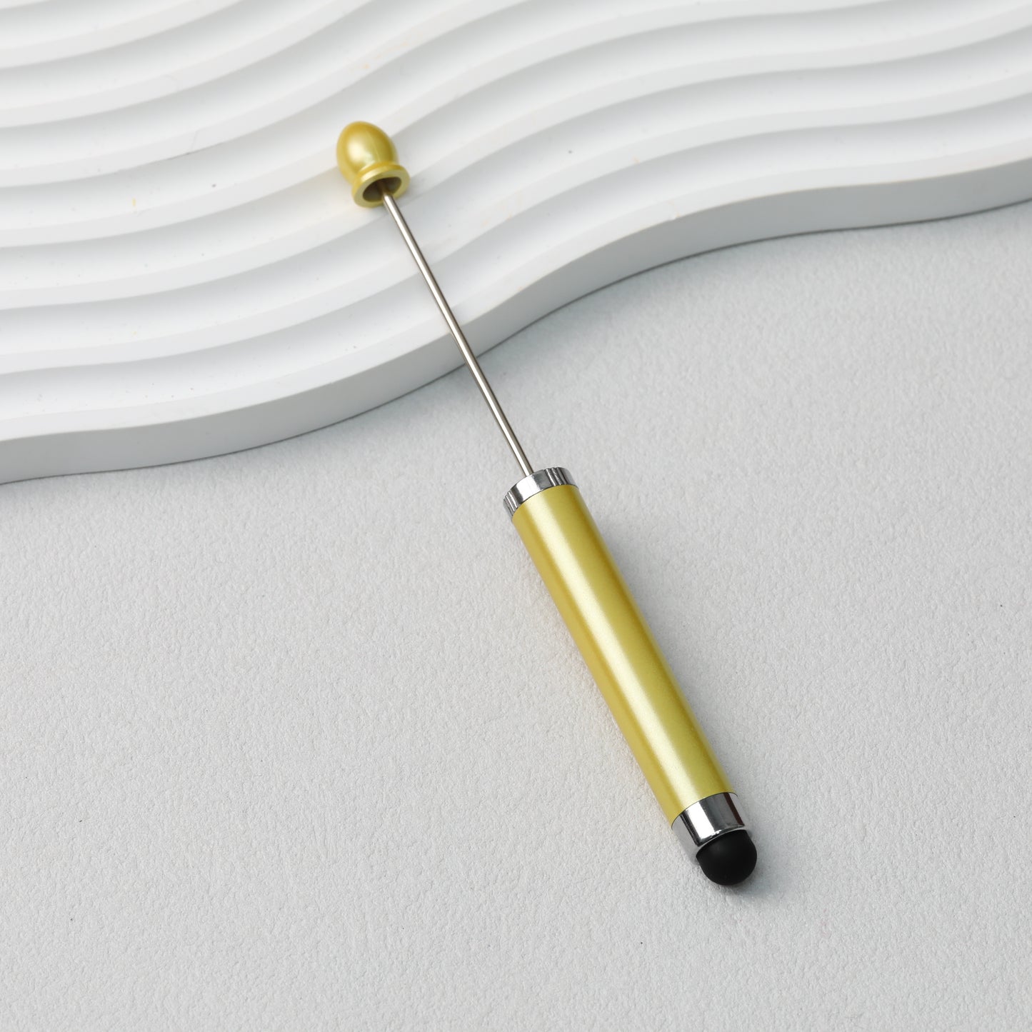 Beadable Stylus Pen Plastic Multi Color 3 in 1 Function