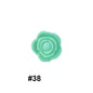 Double-Sided Flower Silicone Beads Multi Color Solid 50pcs 21