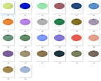 12mm Silicone Spacer Beads Multi Color Soft Matte Finish 50pcs 6
