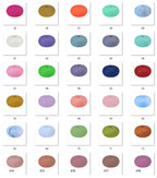 14mm Abacus Silicone Beads Lentil Flat Spacer Pastel Mix 50pcs 6
