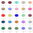 14mm Abacus Silicone Beads Lentil Flat Spacer Pastel Mix 50pcs 7