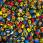 21 Halloween Printed Silicone Beads