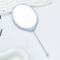 Beadable Plastic Mirror Handheld Oval
