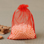 Organza Drawstring Bags Rectangular 30x40cm Solid Colors 100pcs 17