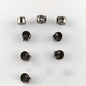 Skull Metal Beads 10mm Colorful Large Hole Zinc Alloy 50pcs 5