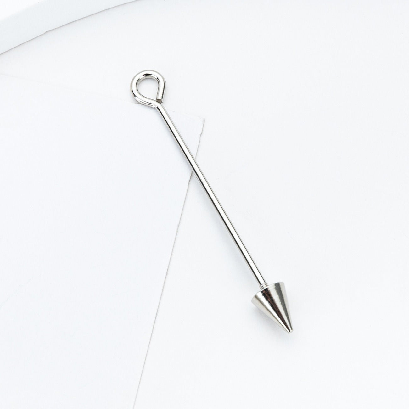 Beadable Metal Eyepins Detachable