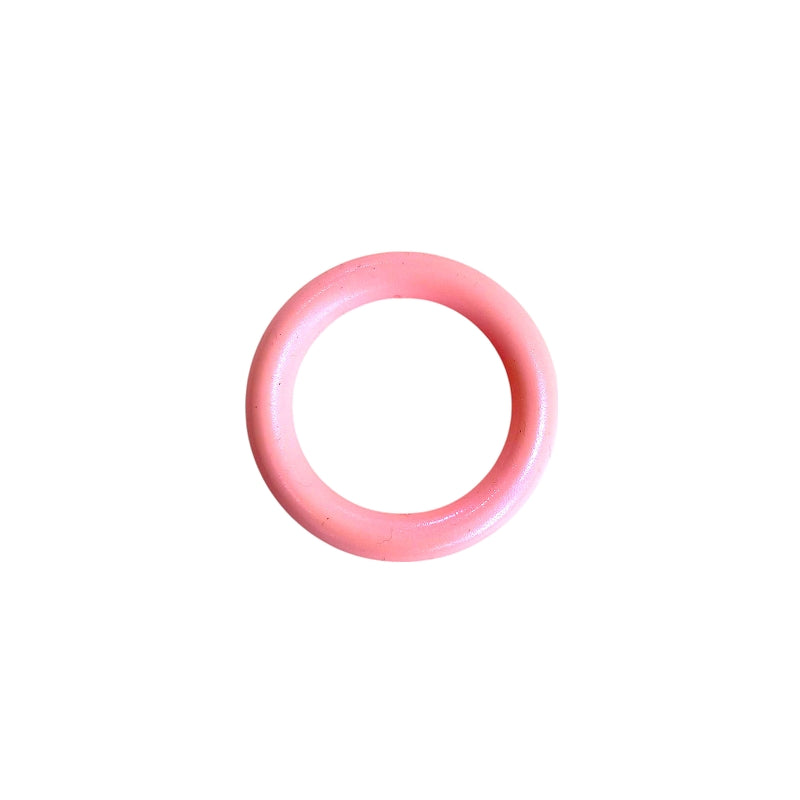 65mm Silicone Beads Round Rings Color-Shifting Finish 14