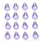 Electroplated Maple Leaf Glass Beads 11x16mm Double-Sided Single Hole 30pcs 18