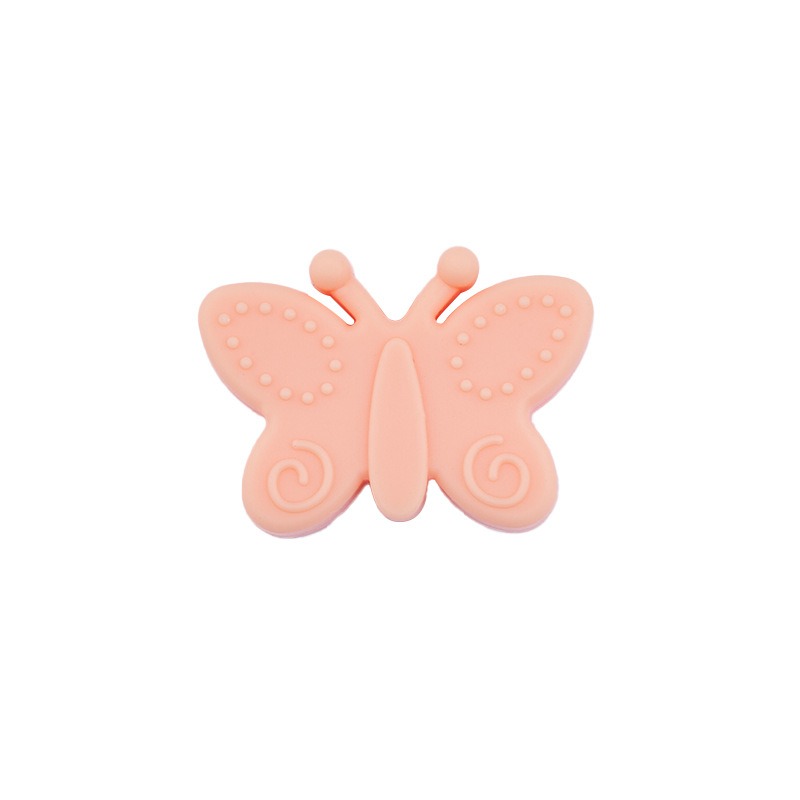 Silicone Focal Beads Butterfly Embossed Wings 20pcs 12