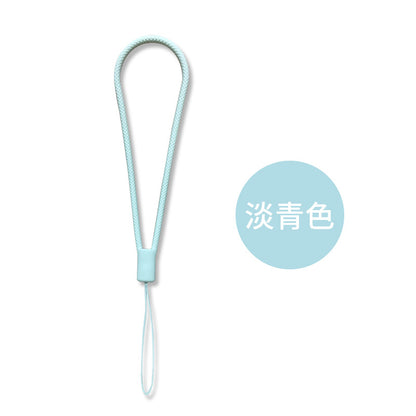 Woven Silicone Phone Charm Lanyard Soft Durable 14cm 8pcs 7