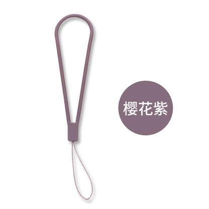 Woven Silicone Phone Charm Lanyard Soft Durable 14cm 8pcs 12