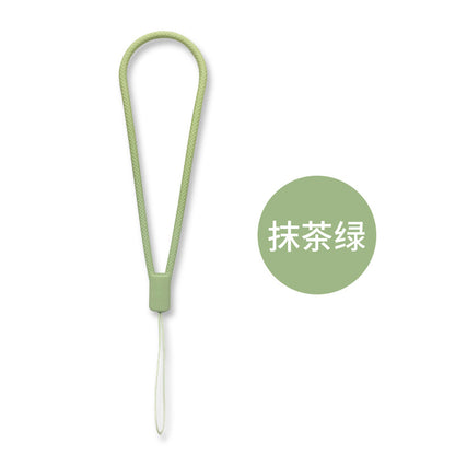 Woven Silicone Phone Charm Lanyard Soft Durable 14cm 8pcs 21