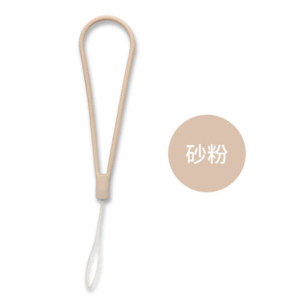 Woven Silicone Phone Charm Lanyard Soft Durable 14cm 8pcs 16