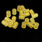 Transparent Gilded Mantra Resin Barrel Beads 8mm 12mm 200pcs 10