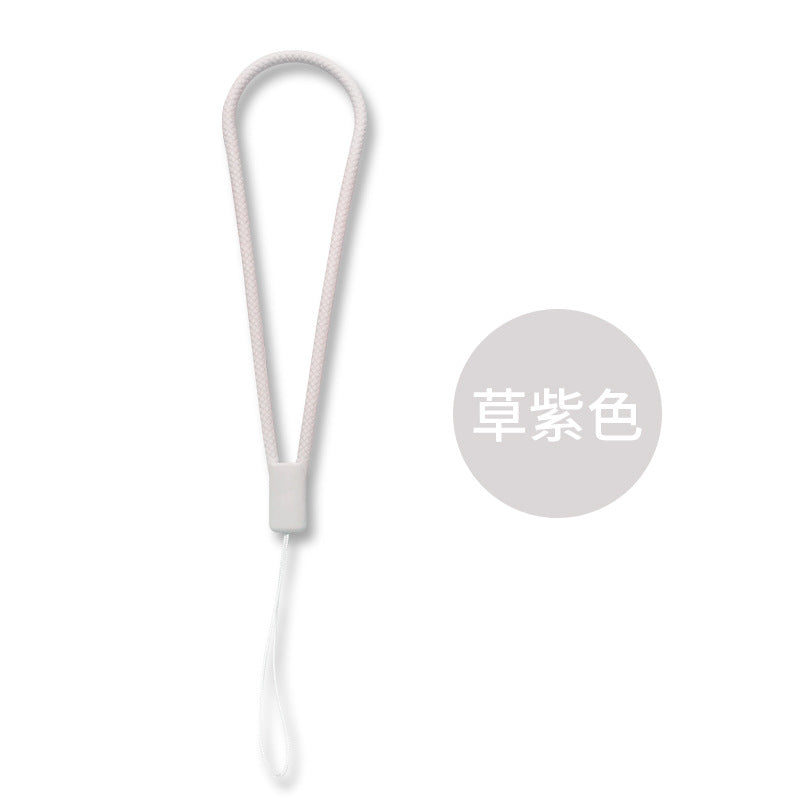 Woven Silicone Phone Charm Lanyard Soft Durable 14cm 8pcs 18