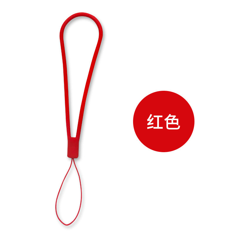 Woven Silicone Phone Charm Lanyard Soft Durable 14cm 8pcs 24