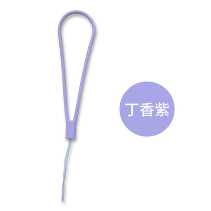 Woven Silicone Phone Charm Lanyard Soft Durable 14cm 8pcs 17