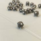 Lampwork Glass Beads Sea Urchin 11mm Handmade Polka Dotted 14pcs 18