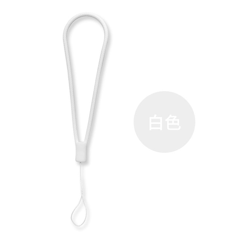 Woven Silicone Phone Charm Lanyard Soft Durable 14cm 8pcs 14