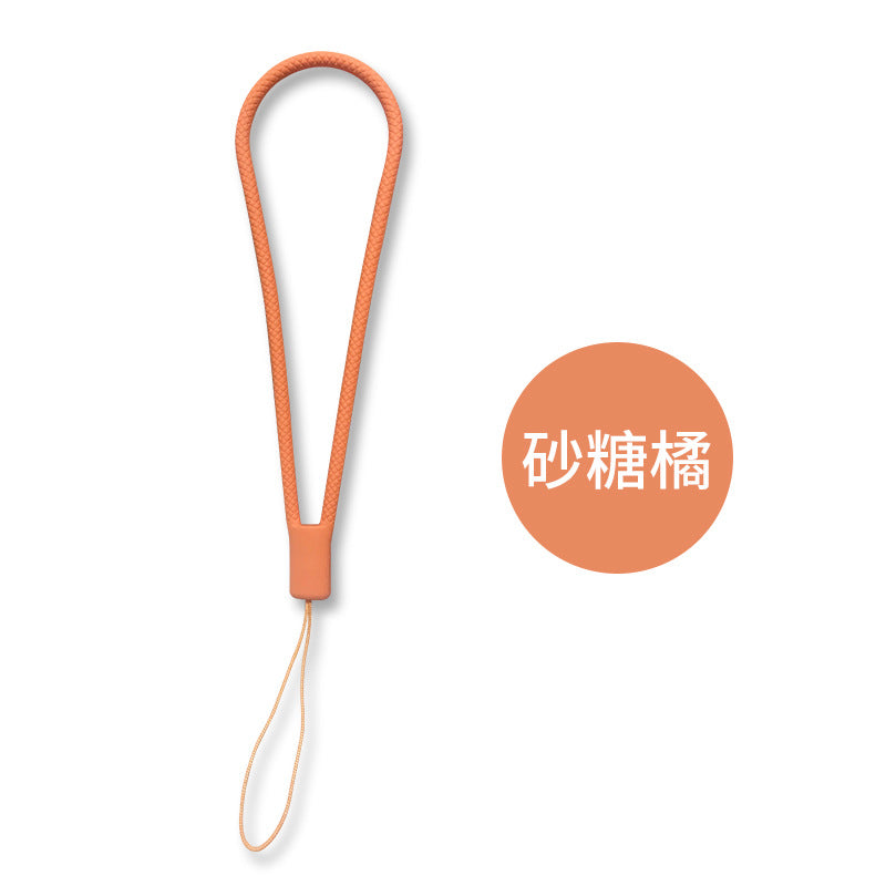 Woven Silicone Phone Charm Lanyard Soft Durable 14cm 8pcs 27