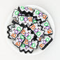 Halloween Boo Ghost Silicone Focal Beads 20pcs - boo