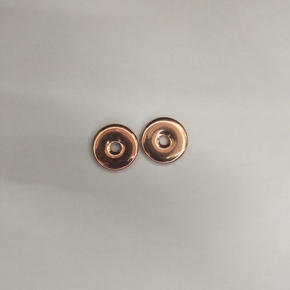 Flat Coin Acrylic Beads 22mm CCB Plastic Silver Spacer 200pcs 5
