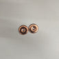 Flat Coin Acrylic Beads 22mm CCB Plastic Silver Spacer 200pcs 5