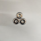 Flat Coin Acrylic Beads 22mm CCB Plastic Silver Spacer 200pcs