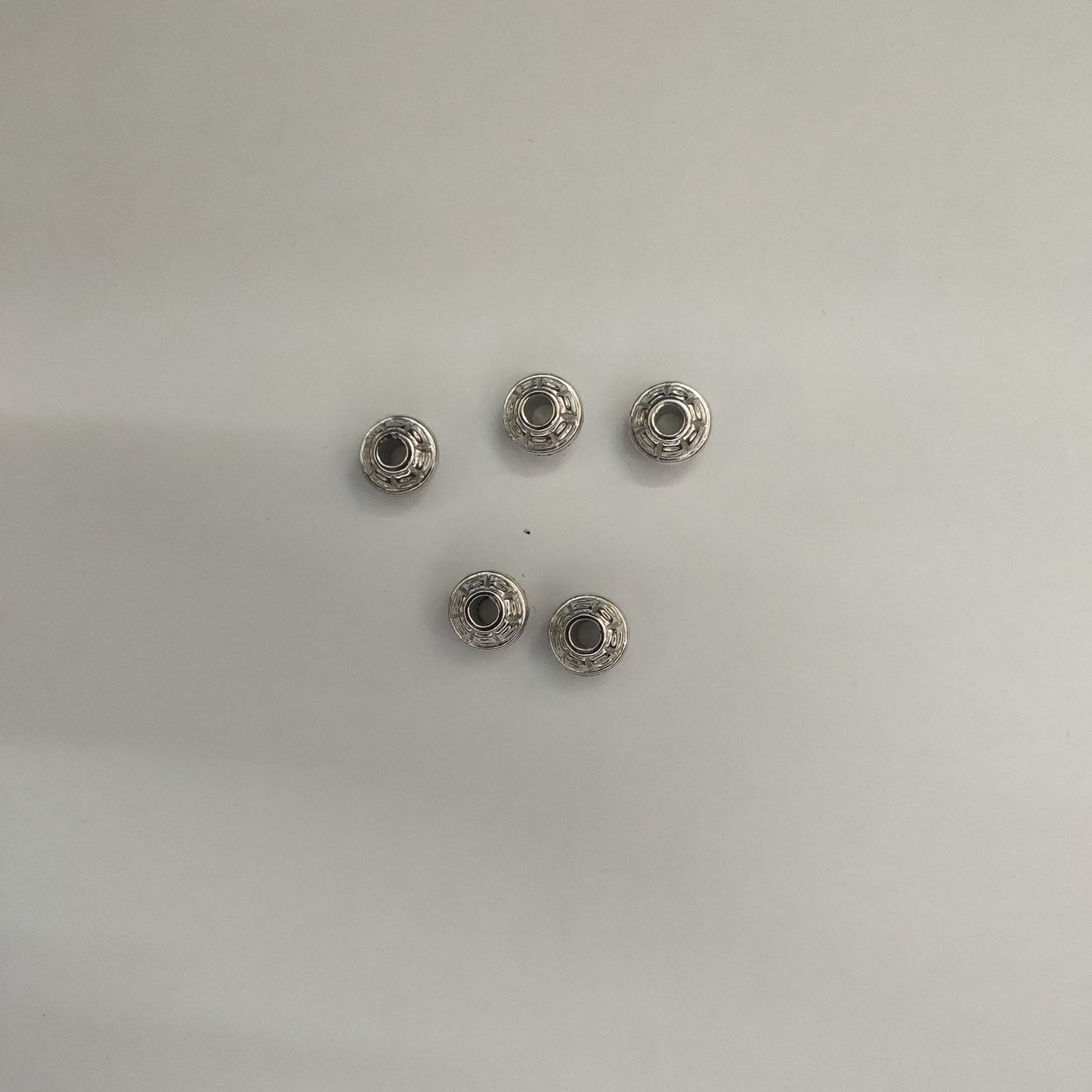 Vintage Patterned CCB Plastic Spacer Acrylic Beads 10mm 300pcs