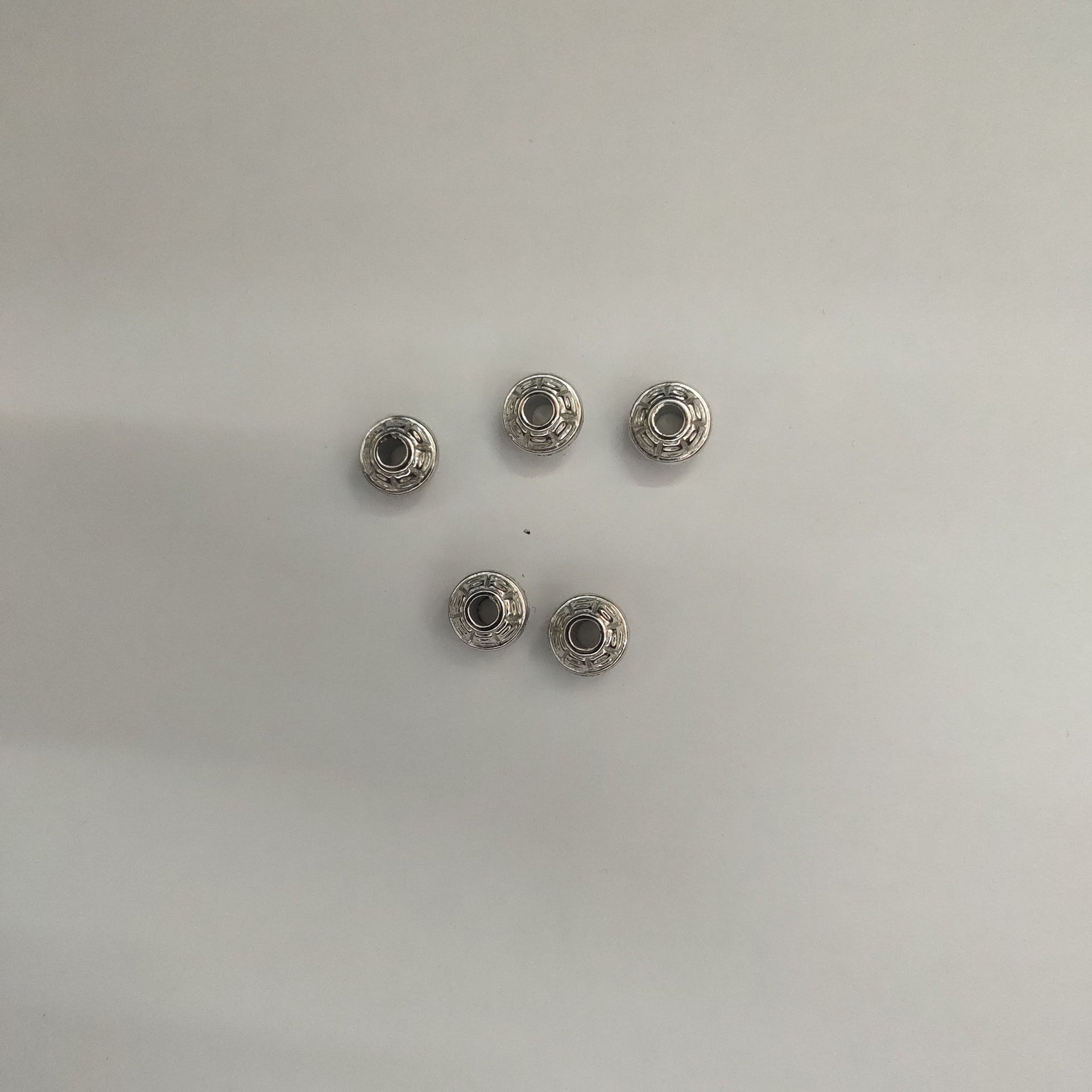 Vintage Patterned CCB Plastic Spacer Acrylic Beads 10mm 300pcs