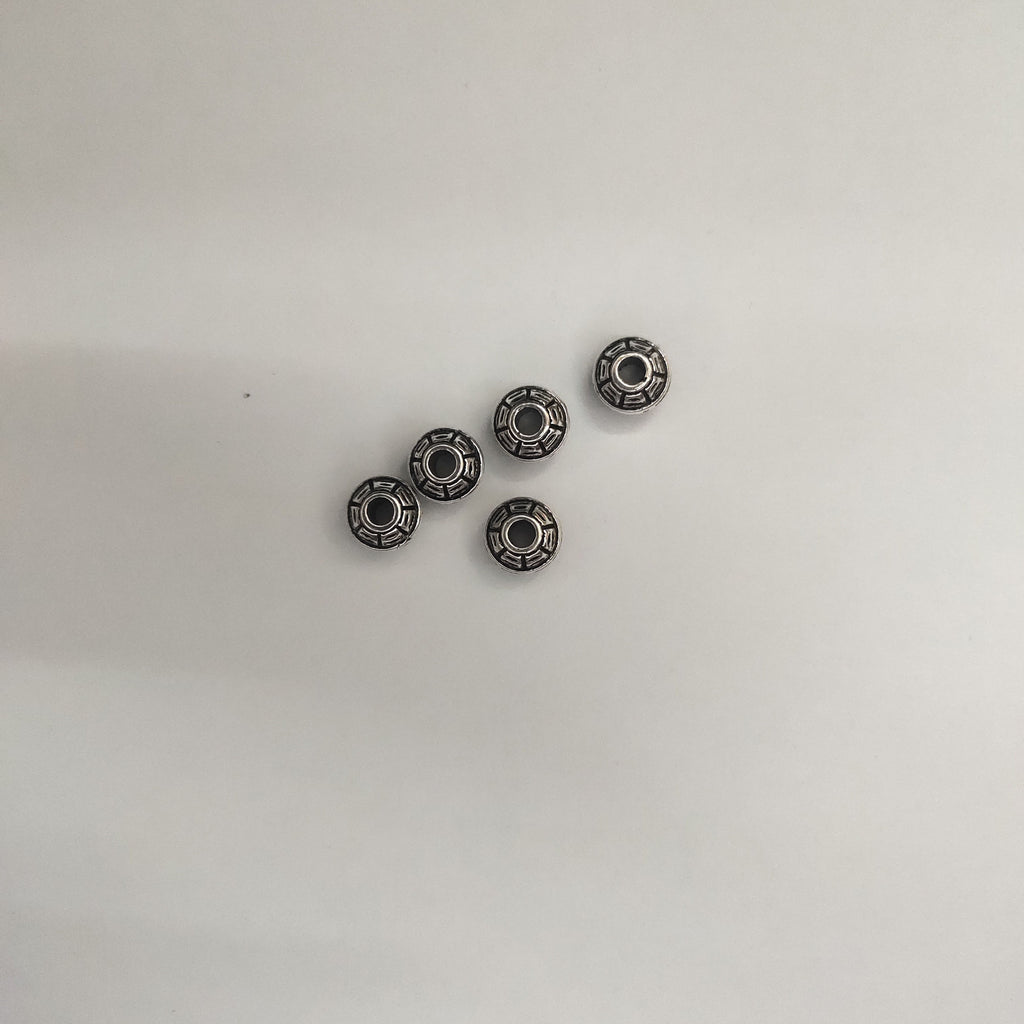 Vintage Patterned CCB Plastic Spacer Acrylic Beads 10mm 300pcs 5