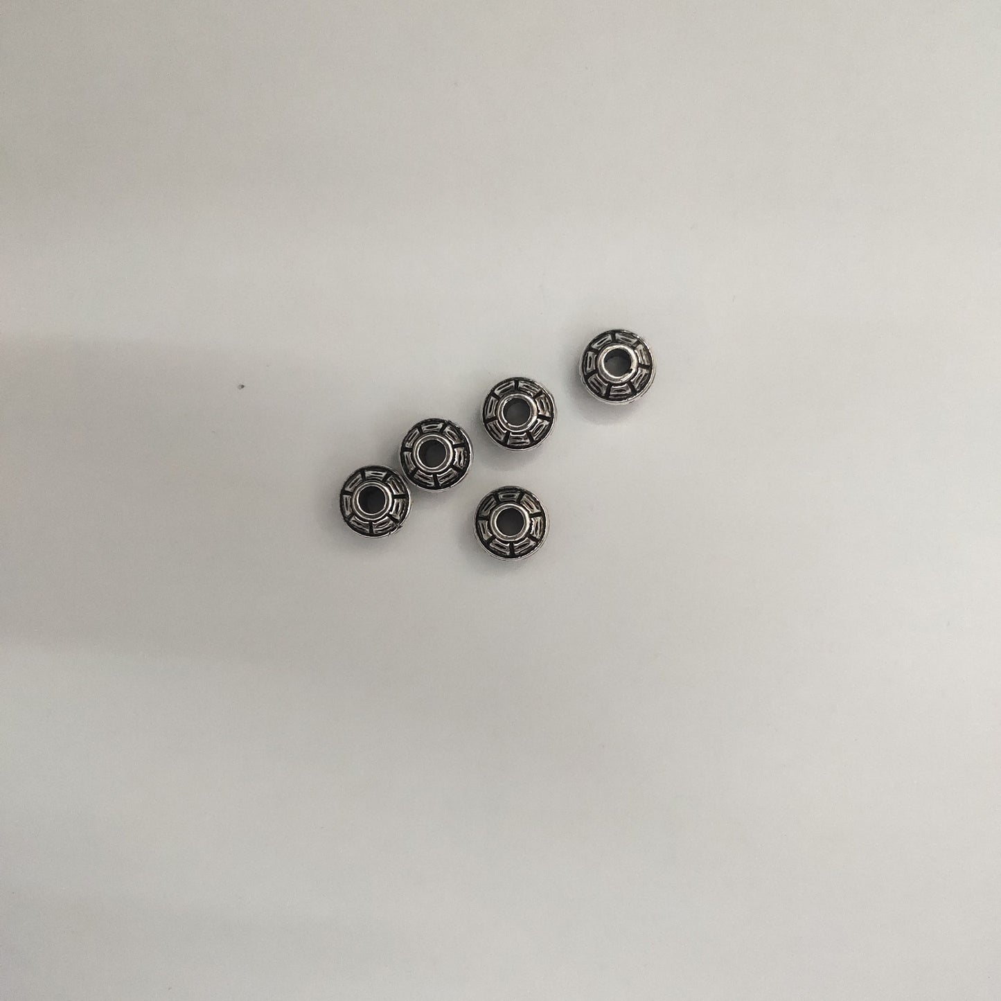 Vintage Patterned CCB Plastic Spacer Acrylic Beads 10mm 300pcs 5