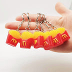 Resin French Fries Keychain Food Theme Miniature Charm 2