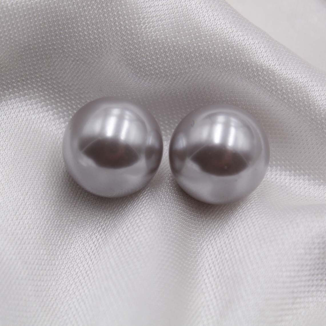 Seed Glass Beads 3mm Half Hole Imitation Pearl Mixed Colors 50pcs 13