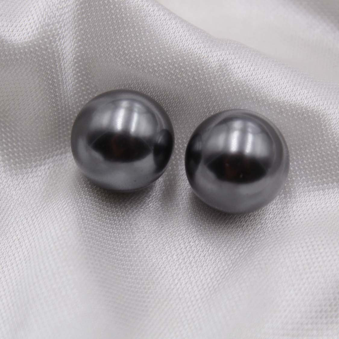 Seed Glass Beads 3mm Half Hole Imitation Pearl Mixed Colors 50pcs 9