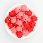 3D Cute Octopus Silicone Focal Beads 20Pcs  2
