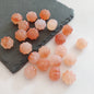 Vintage Pumpkin Shape Resin Beads 12mm Imitation Natural Stone 20pcs 9