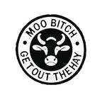Silicone Focal Beads Bull Head Circle Badge Cheeky Slogan 20pcs