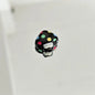 Painted Mushroom Acrylic Beads 20mm Colorful Polka Dot 10pcs 7