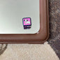Square Acrylic Beads 14mm Denim Blue Puppy and Star Pattern 10pcs 5